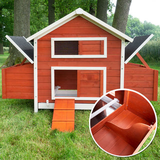 Hønsehus model Betty med eller uden udløb