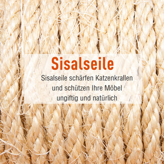 Kradsetræ XXL Kattehulestige Klatretræ Flerniveau Grå 50x50x170cm