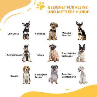 Trappegitter til hunde med automatisk lukkemekanisme og kattelem, borefri, 74-100 cm, hvid