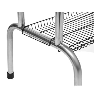 Trimmebord, Sammenklappeligt, Højdejusterbart, Rustfrit Stål, Sort til Hundepleje og Grooming