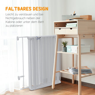 Hvalpegård, modulært design, foldbar, stålramme, indendørs, hvid, 90 x 123 x 102 cm