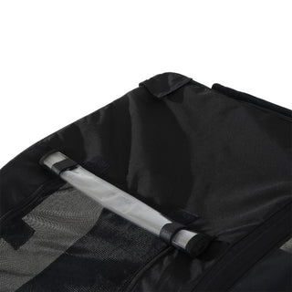 Hundetrailer cykeltrailer hundetransporter cykel hvid+sort 130x73x90cm