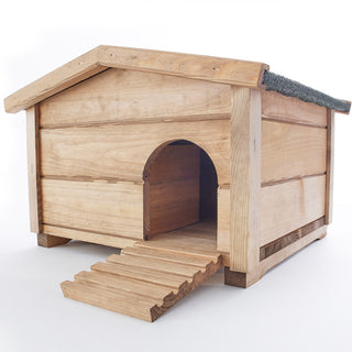 Pindsvinehus model Ruby med tagpap og skillevæg