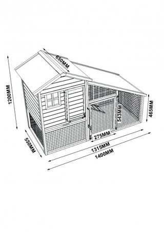 Kaninbur Model Bondehuset