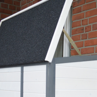 Kaninbur Model Krumme Grå-Hvid