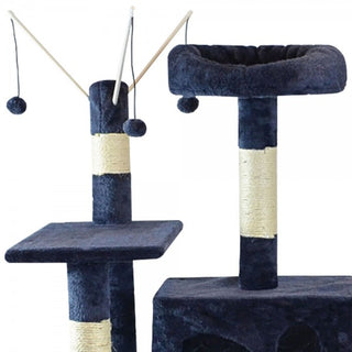 Kradsetræ model Alice Blå/Hvid