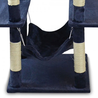 Kradsetræ model Alice Blå/Hvid