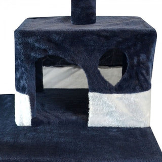 Kradsetræ model Alice Blå/Hvid