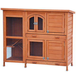 Kaninbur Model Krumme Rød Brun