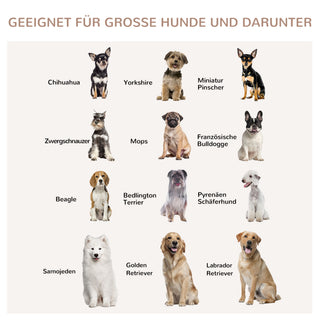 Indendørs hundebur, til små/mellemstore hunde, med aflåselige døre, spånplade, 106x60x76cm, mørk valnød+hvid | Aoso
