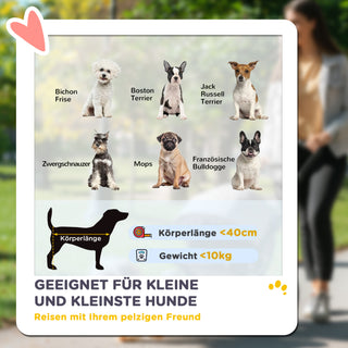 Hundebåren, let, foldbar hundevogn i aluminium til hunde og katte op til 10 kg, kattevogn med hynde, netvinduer, døre, opbevaringskurv, kattevogn, grå