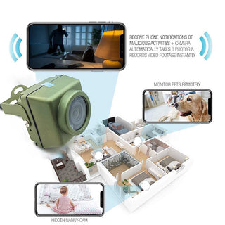 Trådløs Wifi Fuglekasse Kamera Audio IR Night Vision