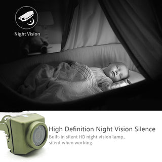 Trådløs Wifi Fuglekasse Kamera Audio IR Night Vision