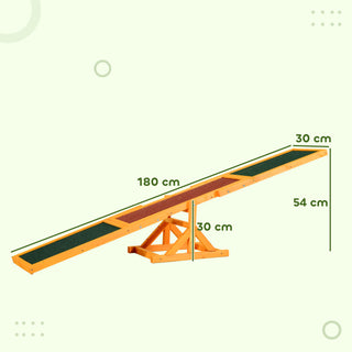 Dog Agility Vippe til Hunde 180 x 30 x 30 cm, Ideelt Hvalpelegetøj til Hundesport og Træning