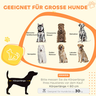 Hundebur til Hjemmet, Hundehus, Indendørs Kæledyrsbur med Hynde, Hundehus med Vindue, Hundebur til Store Hunde, Grå, 100 x 60 x 73,5 cm