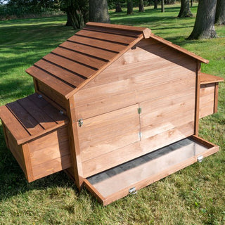 Happy Farm hønsehus I massivt træ