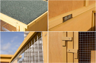 Kaninbur med to etager