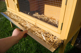 Kaninbur med to etager