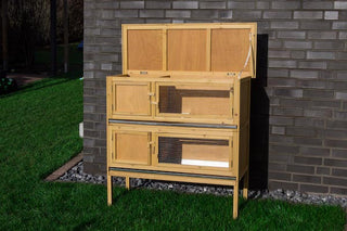 Kaninbur med to etager