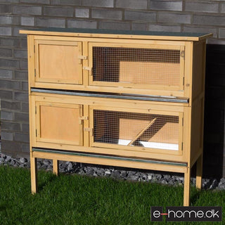 Kaninbur med to etager