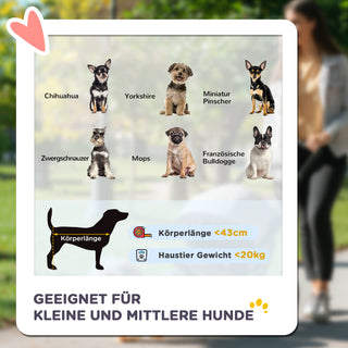 Hundeklapvogn, Sammenklappelig Hundeklapvogn til Hunde og Katte op til 20 kg, Katteklapvogn med Terrængående Gummihjul, Hynde, Netvinduer, Døre, Katteklapvogn med Opbevaringskurv, Klapvogn, Mørkegrøn