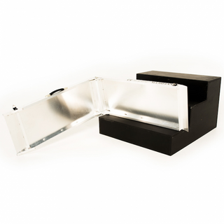 Skridsikker hunderampe til bil - 183x38 cm