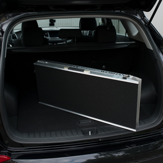 Skridsikker hunderampe til bil - 183x38 cm