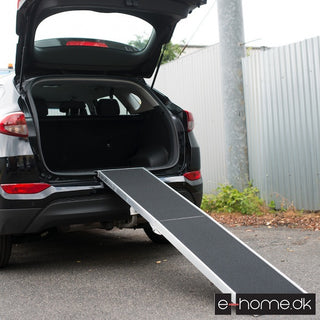 Skridsikker hunderampe til bil - 183x38 cm